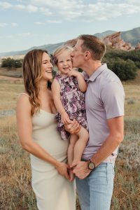 Lifestyle family session at South Valley Park in Colorado by Alicia D'Elia Photography.
