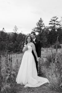 A summer formals session for newlyweds in Colorado by Alicia D'Elia Photography.