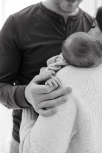 Newborn photography by Alicia D'Elia, Colorado family photographer.