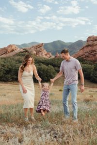 A fun family session in Ken Caryl, Colorado by Alicia D'Elia Photography.