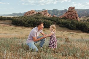 A fun family session in Ken Caryl, Colorado by Alicia D'Elia Photography.
