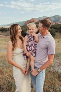 A fun family session in Ken Caryl, Colorado by Alicia D'Elia Photography.