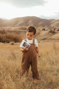 Baby announcement session in Denver Colorado by Alicia D'Elia Photography.