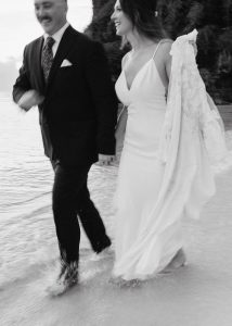 Elopement on the beach in Guam by Alicia D'Elia Photography.