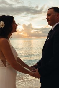 Elopement on the beach in Guam by Alicia D'Elia Photography.