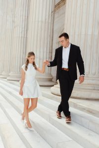 Colorado couples photographer specializing in city engagement sessions.