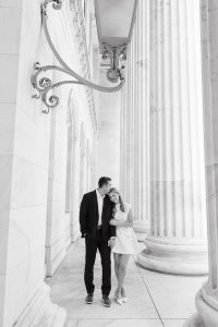 Colorado couples photographer specializing in city engagement sessions.