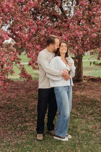 Spring proposal at City Park in Denver, Colorado