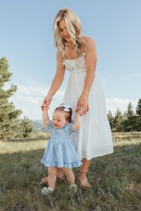 Sweet, in-between, candid moments captured by Colorado family photographer Alicia D'Elia.