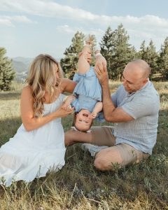 Sweet, in-between, candid moments captured by Colorado family photographer Alicia D'Elia.
