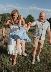 Sweet, in-between, candid moments captured by Colorado family photographer Alicia D'Elia.