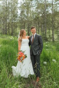 Intimate summer wedding in Steamboat Springs by Alicia D'Elia Photography